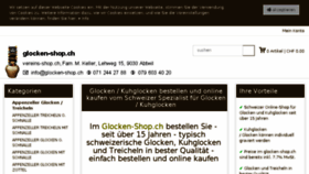 What Glocken-shop.ch website looked like in 2018 (5 years ago)