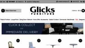 What Glicksfurniture.com.au website looked like in 2018 (5 years ago)