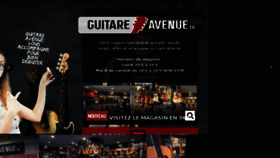 What Guitareavenue.fr website looked like in 2018 (5 years ago)