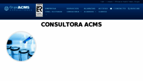 What Grupoacms.es website looked like in 2018 (5 years ago)
