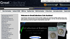 What Greatcollections.com website looked like in 2018 (5 years ago)