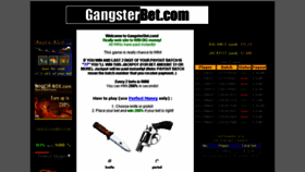 What Gangsterbet.com website looked like in 2018 (5 years ago)