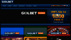 What Golbet.com website looked like in 2018 (5 years ago)