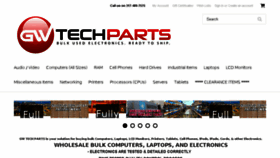 What Gwtechparts.com website looked like in 2018 (5 years ago)
