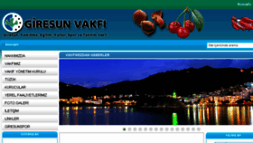 What Giresunvakfi.org website looked like in 2018 (5 years ago)