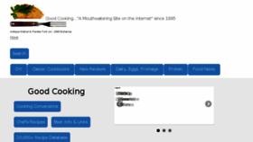 What Goodcooking.com website looked like in 2018 (5 years ago)