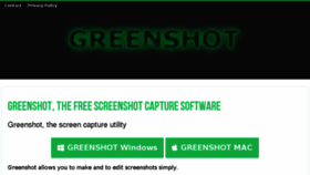 What Greenshot.org website looked like in 2018 (5 years ago)