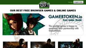 What Gamespree.com website looked like in 2018 (5 years ago)