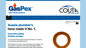 What Gaspex.com.au website looked like in 2018 (5 years ago)