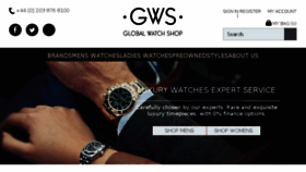 What Globalwatchshop.co.uk website looked like in 2018 (5 years ago)