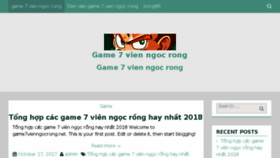 What Game7vienngocrong.net website looked like in 2018 (5 years ago)