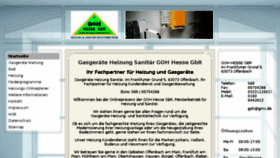 What Goh-hesse.de website looked like in 2018 (5 years ago)