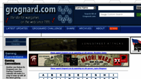 What Grognard.com website looked like in 2018 (5 years ago)