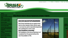 What Goals4sports.com website looked like in 2018 (5 years ago)