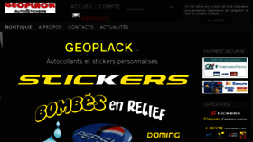What Geo-plack.com website looked like in 2018 (5 years ago)