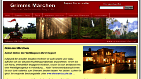 What Grimmsmaerchen.net website looked like in 2018 (5 years ago)
