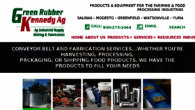 What Greenrubber.com website looked like in 2018 (5 years ago)