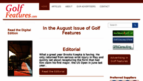 What Golfrangenews.co.uk website looked like in 2018 (5 years ago)