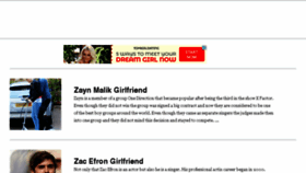 What Girlfriendceleb.com website looked like in 2018 (5 years ago)