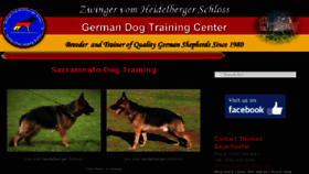 What Germandogtrainingcenter.com website looked like in 2018 (5 years ago)