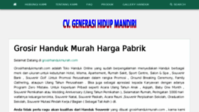 What Grosirhandukmurah.com website looked like in 2018 (8 years ago)