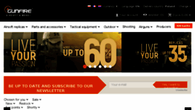 What Gunfire.com website looked like in 2018 (5 years ago)