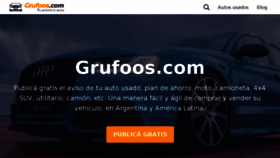 What Grufoos.com website looked like in 2018 (5 years ago)
