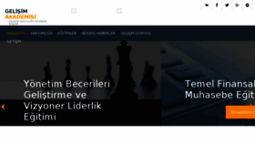 What Gelisimakademisi.com website looked like in 2018 (5 years ago)