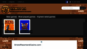 What Gamesra.com website looked like in 2018 (5 years ago)