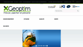 What Geoptim.com website looked like in 2018 (5 years ago)