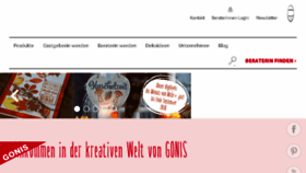 What Gonis.de website looked like in 2018 (5 years ago)