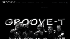 What Groove-t.com website looked like in 2018 (5 years ago)