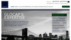What Glocap.com website looked like in 2018 (5 years ago)