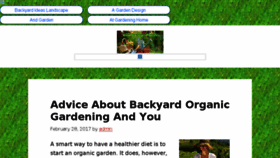 What Growbackyardgarden.com website looked like in 2018 (5 years ago)