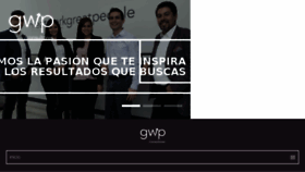 What Gwpconsultores.com website looked like in 2018 (5 years ago)