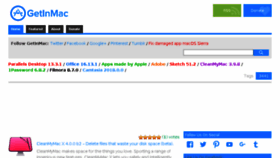 What Getinmac.com website looked like in 2018 (5 years ago)