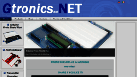 What Gtronics.net website looked like in 2018 (5 years ago)