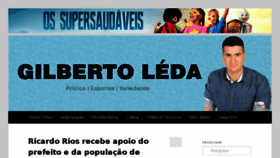 What Gilbertoleda.com.br website looked like in 2018 (5 years ago)