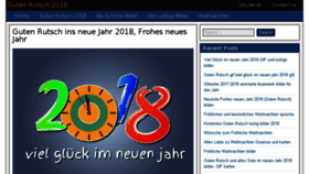 What Gutenrutschinsneuejahr.de website looked like in 2018 (5 years ago)