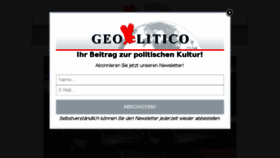 What Geolitico.de website looked like in 2018 (5 years ago)