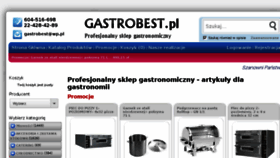What Gastrobest.pl website looked like in 2018 (5 years ago)