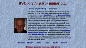 What Garywimmer.com website looked like in 2018 (5 years ago)