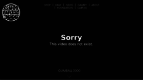 What Gumball3000.com website looked like in 2018 (5 years ago)