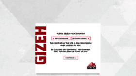 What Gizeh-online.com website looked like in 2018 (5 years ago)