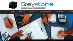 What Greystone-accountants.co.za website looked like in 2018 (5 years ago)