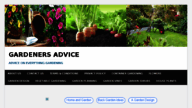 What Gardenersadvice.info website looked like in 2018 (5 years ago)