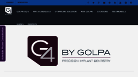 What Golpa-dentalimplantcenter.com website looked like in 2018 (5 years ago)