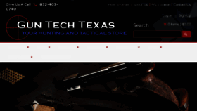 What Guntechtexas.com website looked like in 2018 (5 years ago)