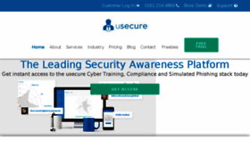 What Getusecure.com website looked like in 2018 (5 years ago)