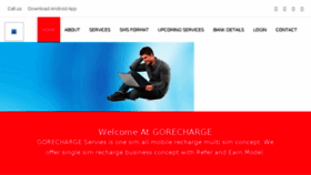 What Gorecharge.co.in website looked like in 2018 (5 years ago)